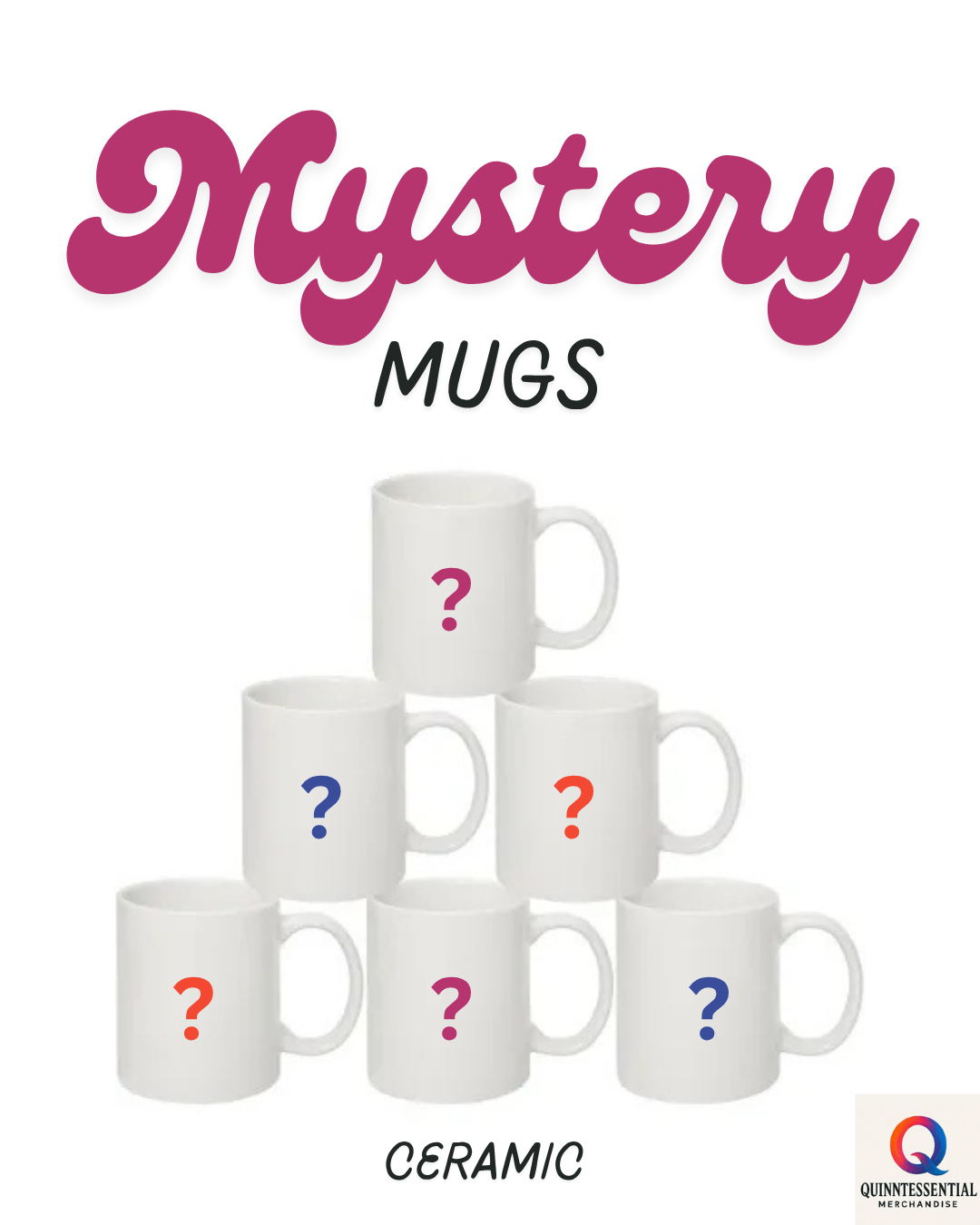 QM Mystery Mugs - Ceramic 11oz