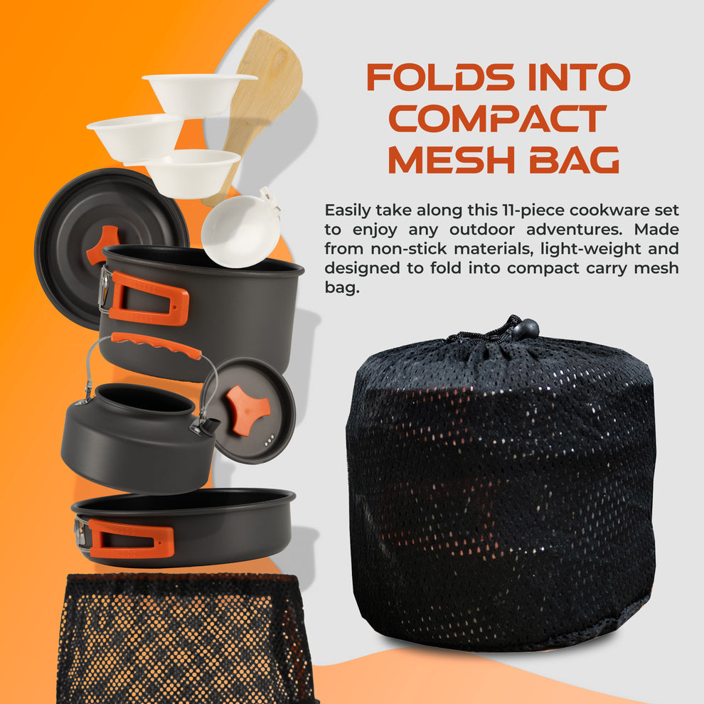 Cross Country Outdoor Cookwear Set - 10pc