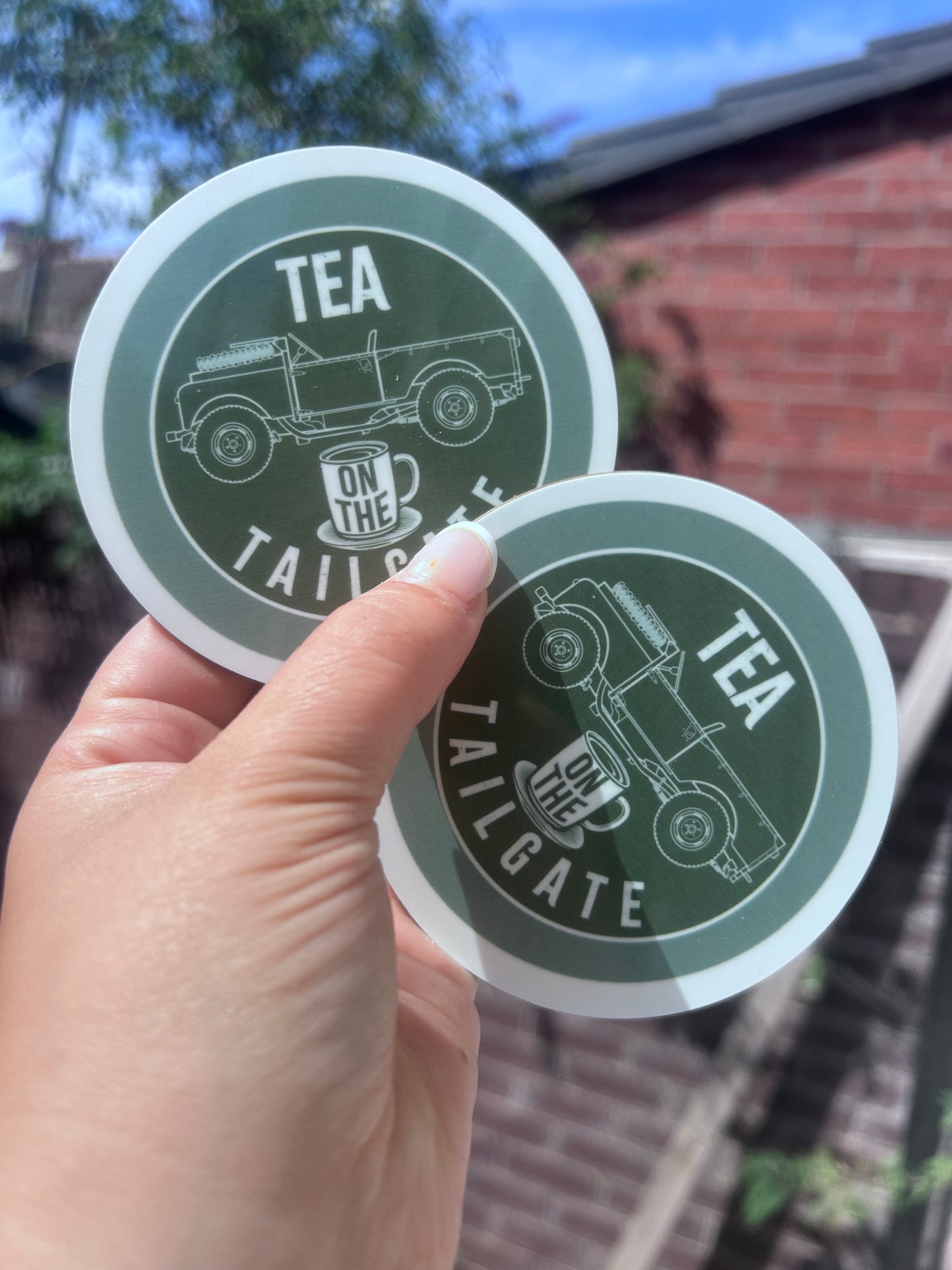 Tea on the Tailgate Coasters - Set Of 2