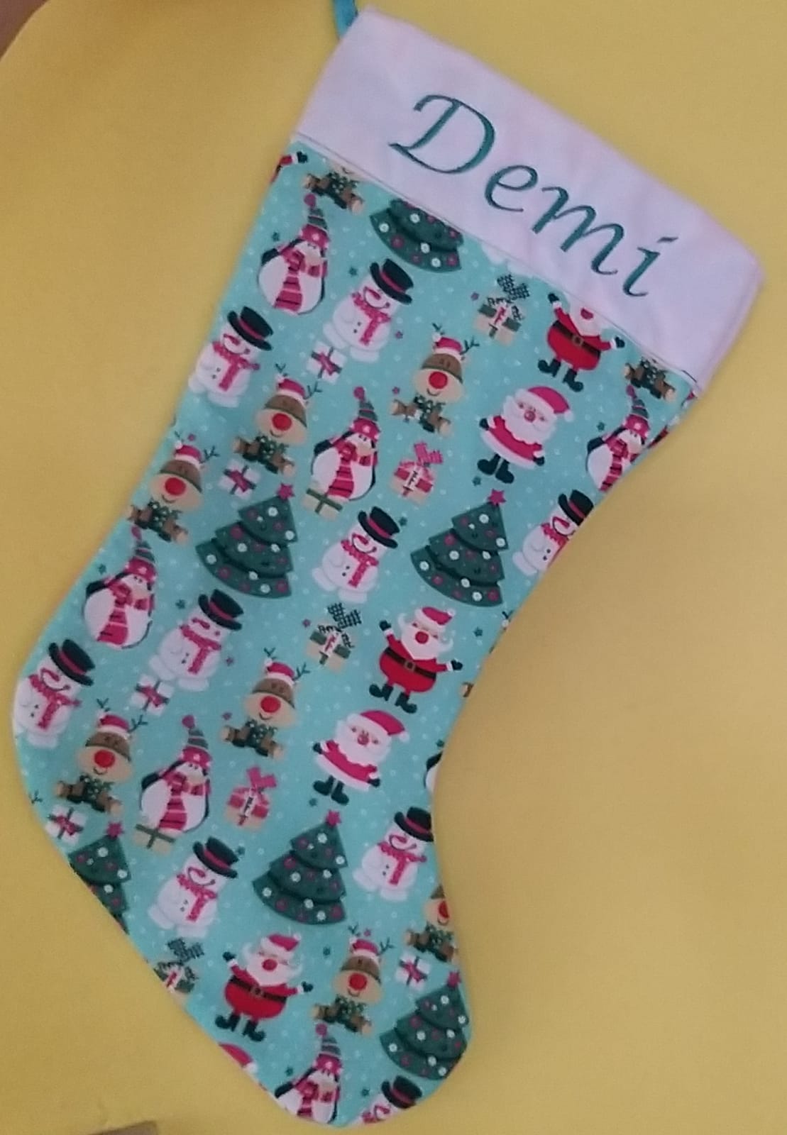 Handmade Personalised Christmas Stockings