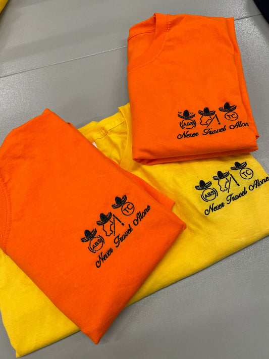 QM Never Travel Alone T-Shirts