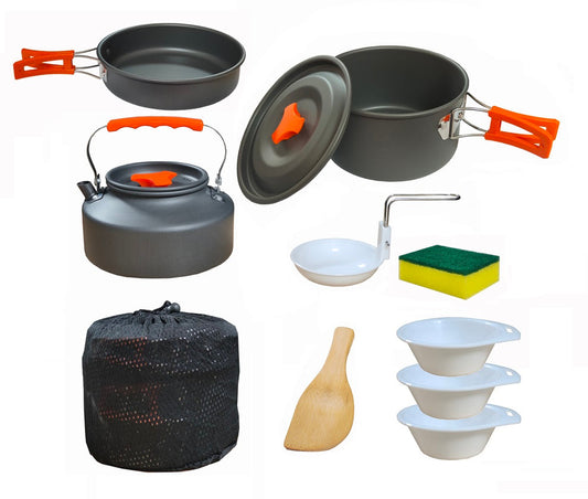 Cross Country Outdoor Cookwear Set - 10pc