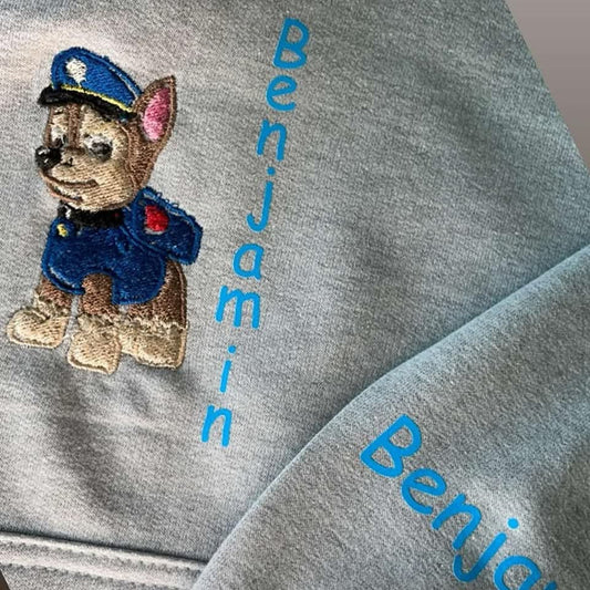 QM Personalised Kids Character Hoodies