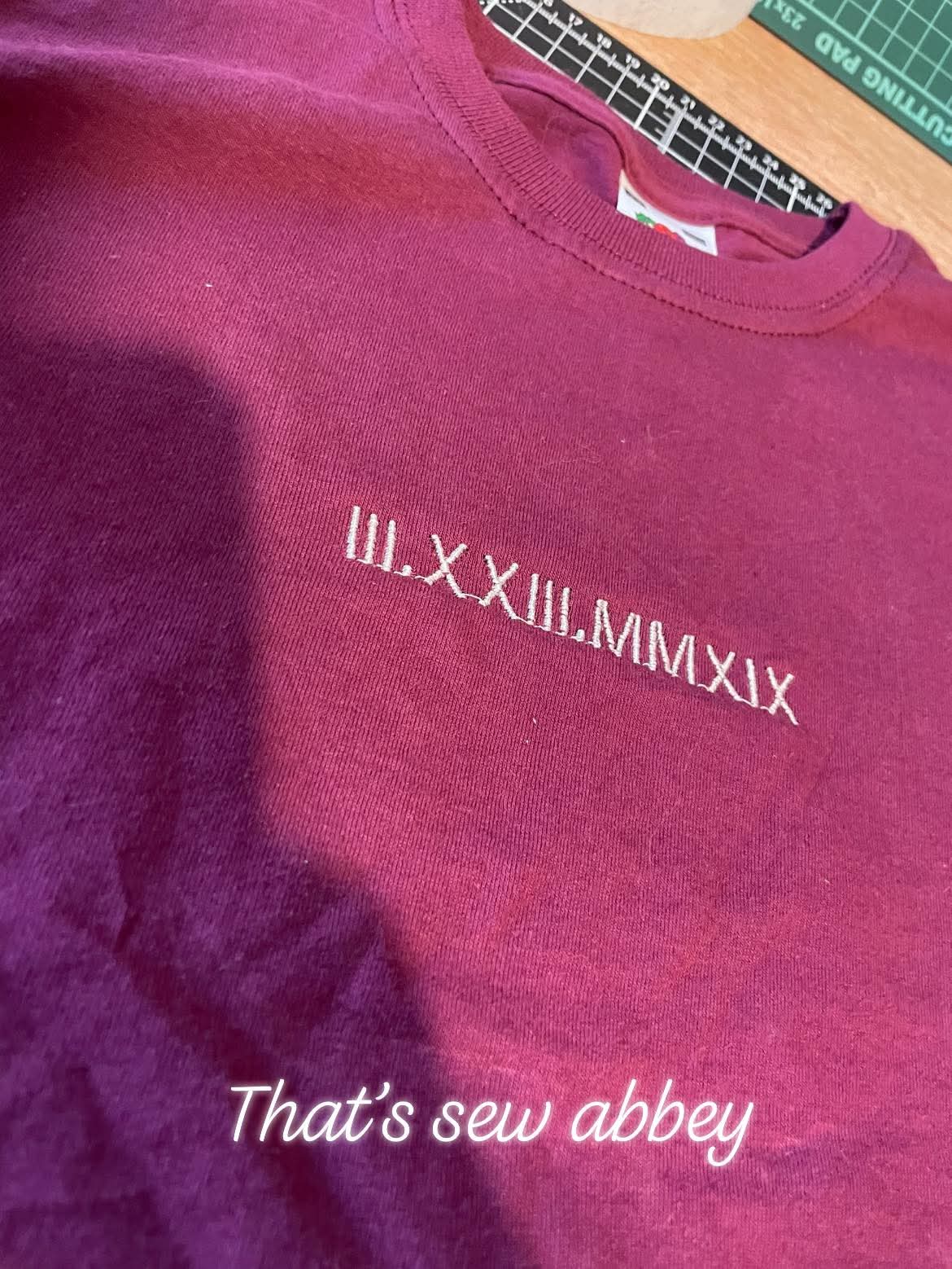 QM Roman Numeral 'Significant Date' Hoodies