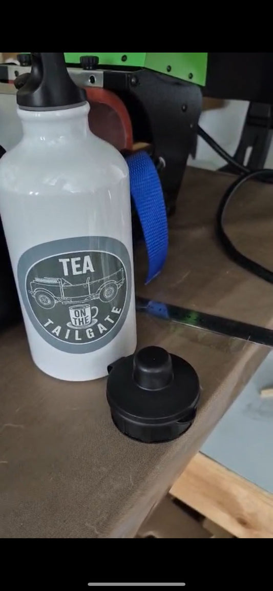 Tea on The Tailgate Aluminium Water Bottle