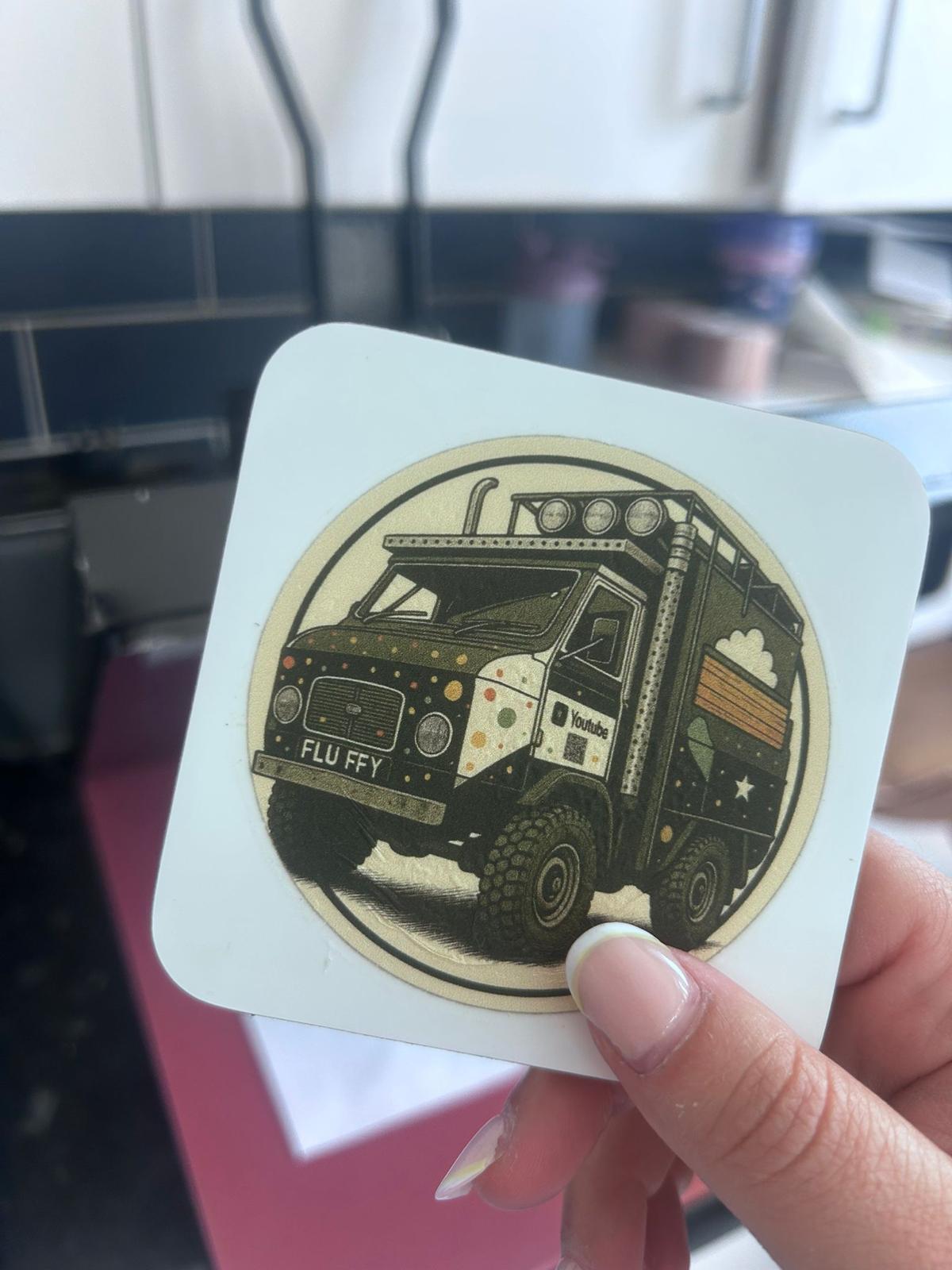 FLUFFY Coasters - Set Of 2