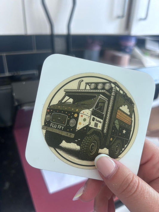 FLUFFY Coasters - Set Of 2