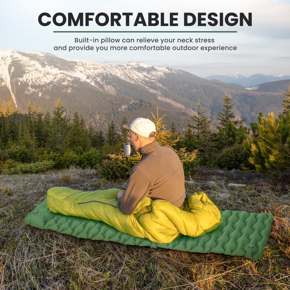 Cross Country Inflatable Mat with Pillow