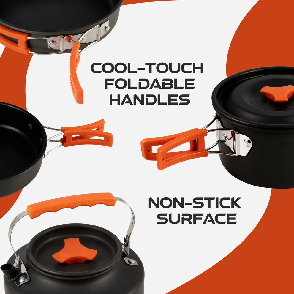 Cross Country Outdoor Cookwear Set - 10pc