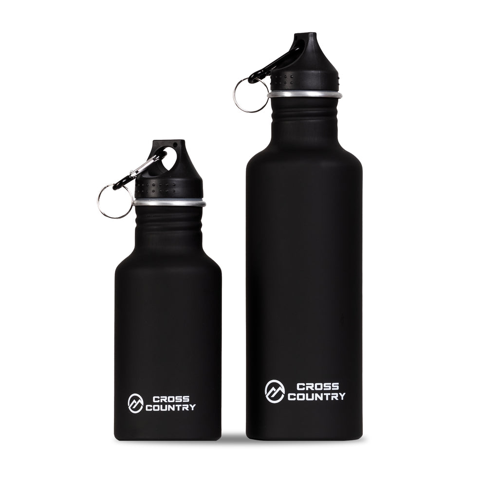 Cross Country Water Bottle with Carabiner