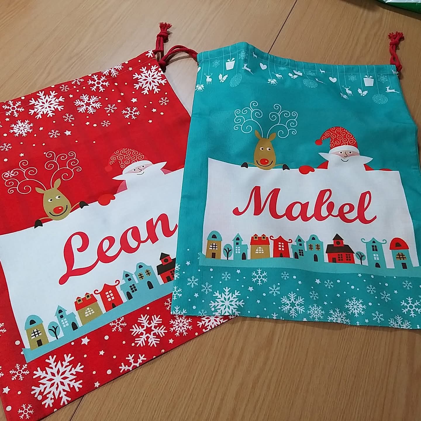 QM Personalised Christmas Sacks