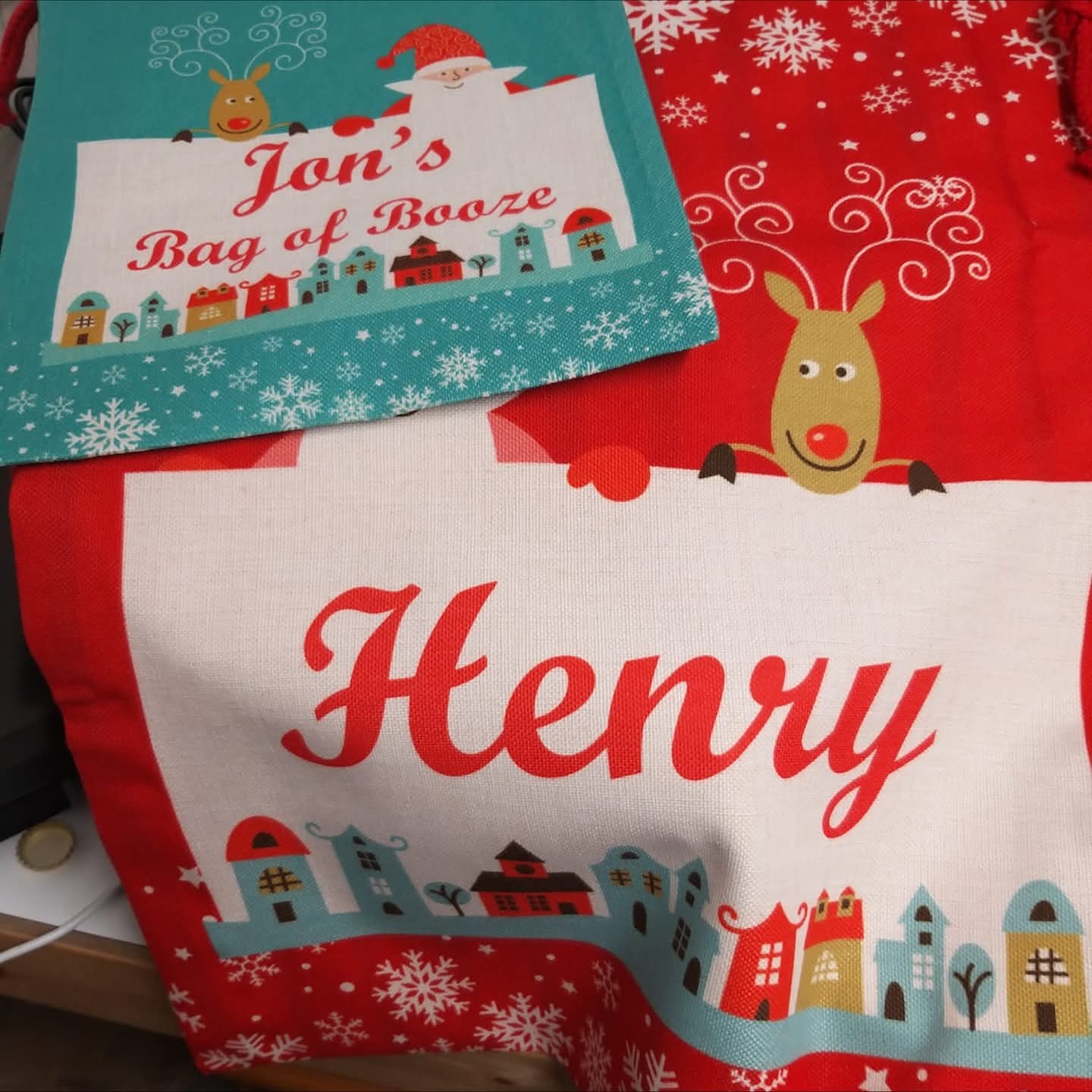 QM Personalised Christmas Sacks