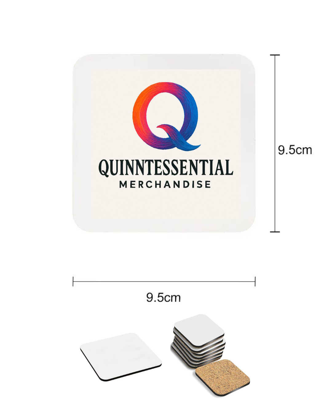 *LIMITED EDITION* Quinntessential Merch Coasters - Set of 2