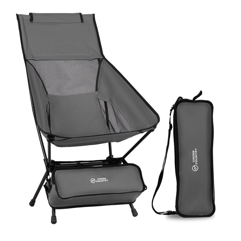 Cross Country Compact Camping Chair - High Back