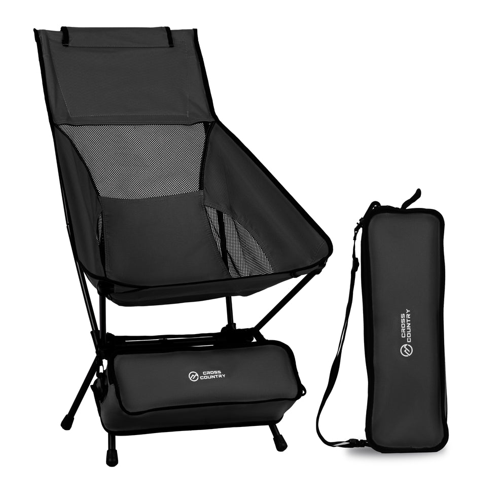Cross Country Compact Camping Chair - High Back