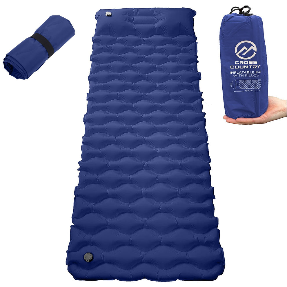 Cross Country Inflatable Mat with Pillow
