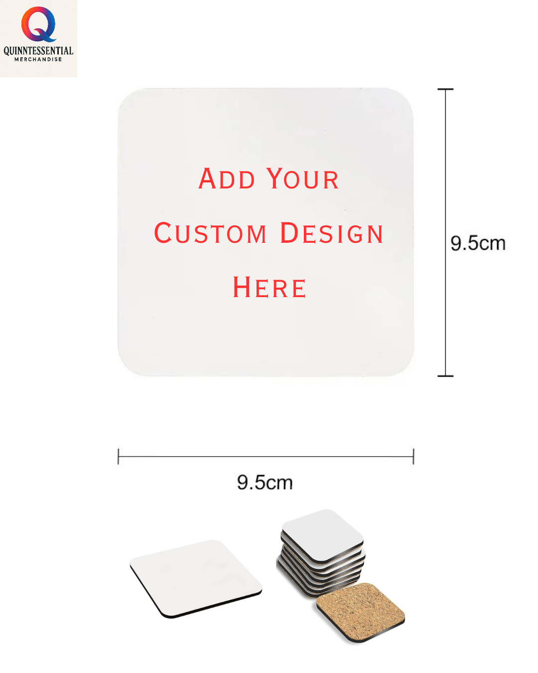 QM Custom Coasters - Set of 2