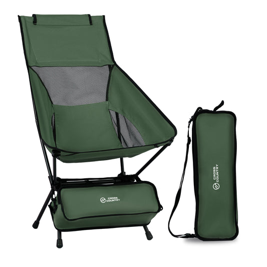 Cross Country Compact Camping Chair - High Back