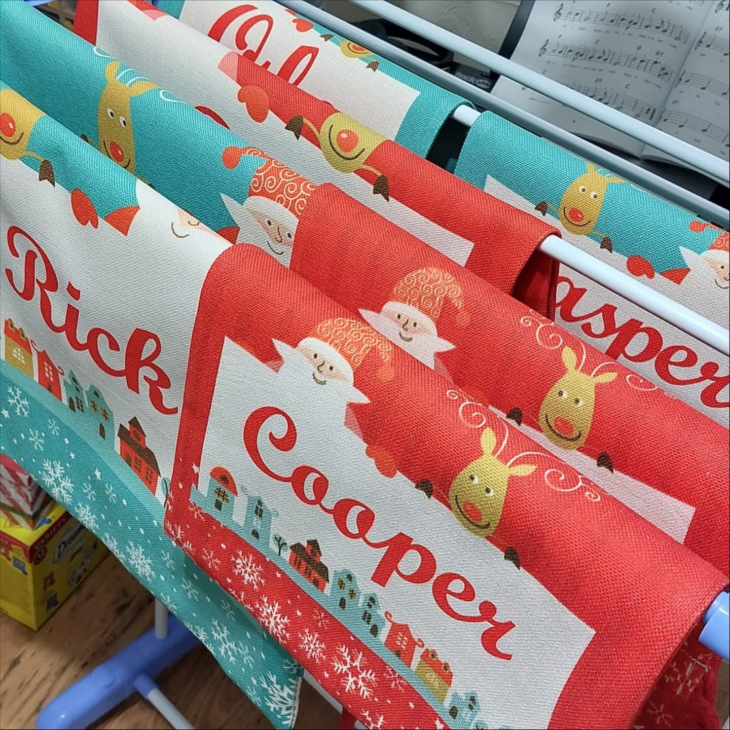 QM Personalised Christmas Sacks