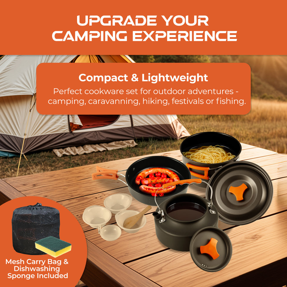 Cross Country Outdoor Cookwear Set - 10pc